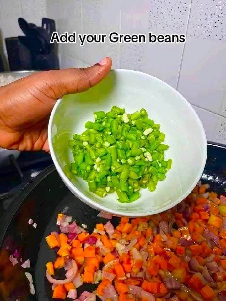 adding-green-beans